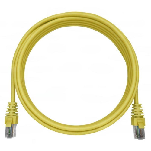 Патч-корд NTSS NTSS-PC-UTP-RJ45-5e-0.3-LSZH-YL NTSS-PC-UTP-RJ45-5E-0.3-LSZH UTP RJ-45 вил.-вилка RJ-45 кат.5E 0.3м желтый LSZH (уп.:1шт)