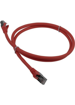 Патч-корд Lanmaster LAN-PC45/S6A-3.0-RD S/FTP RJ-45 вил. кат.6A 3м красный LSZH