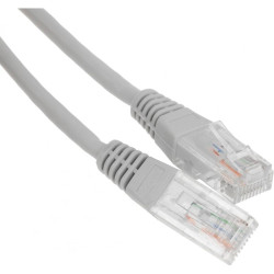 Патч-корд Lanmaster TWT-45-45-1.5-GY UTP RJ-45 вил.-вилка RJ-45 кат.5E 1.5м серый ПВХ (уп.:1шт)