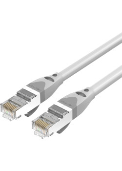 Патч-корд Vention прямой SFTP cat.6A, RJ45 - 1,5м. Серый