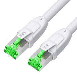 GCR PRO Патч-корд LSZH PROF прямой 2.0m, UTP медь кат.6А, белый, 26 AWG, ethernet high speed 10 Гбит/с, RJ45, T568B, GCR-56882