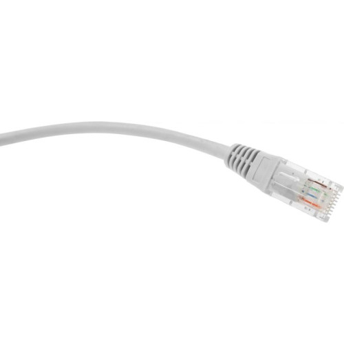 Патч-корд Lanmaster TWT-45-45-3.0-GY UTP RJ-45 вил.-вилка RJ-45 кат.5E 3м серый ПВХ (уп.:1шт)