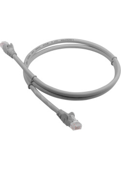 Патч-корд Lanmaster LAN-PC45/U6-0.5-GY UTP вилка RJ-45-вилка RJ-45 кат.6 0.5м серый LSZH (уп.:1шт)