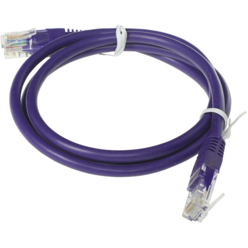 Патч-корд Premier PP12-1M/V 1000Гбит/с UTP 4 пары cat.5E CCA molded 1м фиолетовый RJ-45 (m)-RJ-45 (m)