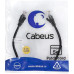 Патч-корд Cabeus PC-UTP-RJ45-CAT.5E-0.3M-BK U/UTP RJ-45 вил.-вилка RJ-45 кат.5E 0.3м черный ПВХ