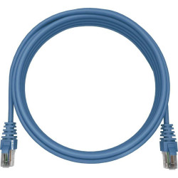 Патч-корд NTSS NTSS-PC-UTP-RJ45-5e-1.0-LSZH-BU NTSS-PC-UTP-RJ45-5E-1.0-LSZH UTP RJ-45 вил.-вилка RJ-45 кат.5E 1м синий LSZH (уп.:1шт) 26AWG