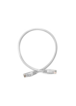 Патч-корд Lanmaster TWT-45-45-0.5/6-GY UTP RJ-45 вил.-вилка RJ-45 кат.6 0.5м серый ПВХ (уп.:1шт)