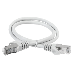 Коммутационный шнур (патч-корд), кат.6A S/FTP, LSZH, 3м, серый