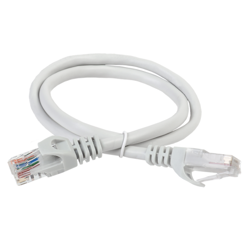 ITK Коммутационный шнур кат. 6 UTP PVC 7м серый