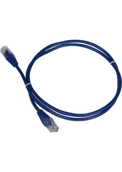 Патч-корд Lanmaster TWT-45-45-0.15-BL RJ-45 вил.-вилка RJ-45 кат.5E 0.15м синий ПВХ (уп.:1шт)