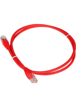 Патч-корд Lanmaster TWT-45-45-2.0-RD UTP RJ-45 вил.-вилка RJ-45 кат.5E 2м красный ПВХ (уп.:1шт)