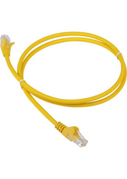 Патч-корд Lanmaster LAN-PC45/U5E-2.0-YL UTP RJ-45 вил.-вилка RJ-45 кат.5E 2м желтый LSZH (уп.:1шт)