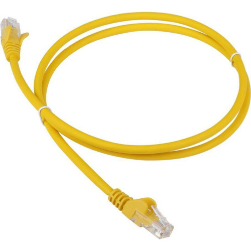 Патч-корд Lanmaster LAN-PC45/U5E-2.0-YL UTP RJ-45 вил.-вилка RJ-45 кат.5E 2м желтый LSZH (уп.:1шт)