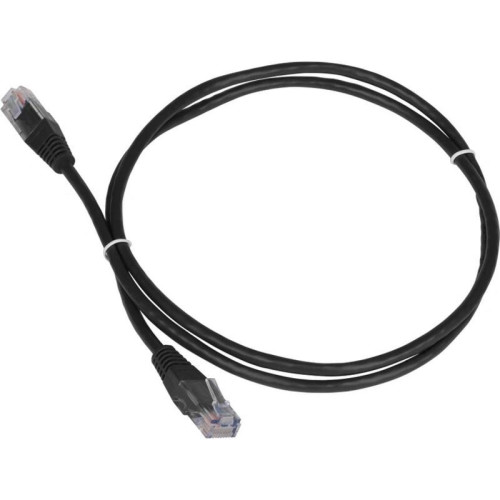 Патч-корд Lanmaster TWT-45-45-7.0-BK UTP RJ-45 вил.-вилка RJ-45 кат.5E 7м черный ПВХ