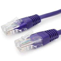 Патч-корд Premier PP12-0.25M/V 1000Гбит/с UTP 4 пары cat.5E CCA molded 0.25м фиолетовый RJ-45 (m)-RJ-45 (m)
