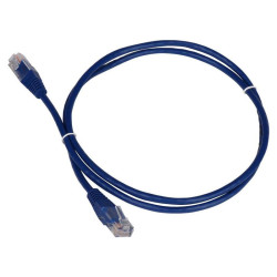 Патч-корд Lanmaster TWT-45-45-0.5-BL UTP RJ-45 вил.-вилка RJ-45 кат.5E 0.5м синий ПВХ (уп.:1шт)