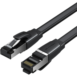 Патч-корд Vention прямой SFTP cat.8 RJ45 - 2м. Плоский