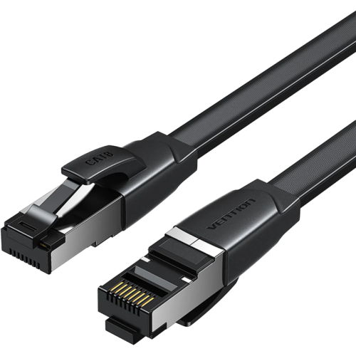 Патч-корд Vention прямой SFTP cat.8 RJ45 - 2м. Плоский