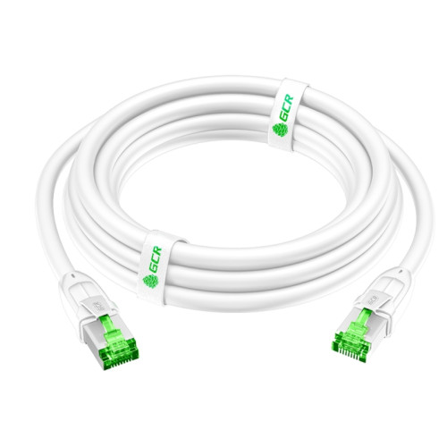 GCR PRO Патч-корд LSZH PROF прямой 2.0m, UTP медь кат.6А, белый, 26 AWG, ethernet high speed 10 Гбит/с, RJ45, T568B, GCR-56882