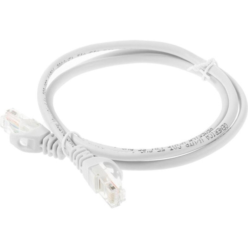 Патч-корд ITK PC01-C5EU-1M-G UTP RJ-45 вил.-вилка RJ-45 кат.5E 1м серый ПВХ (уп.:1шт)
