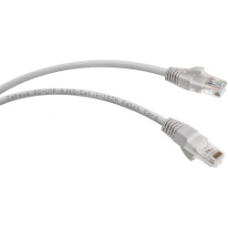 Патч-корд Cabeus PC-UTP-RJ45-CAT.6-2M-LSZH U/UTP RJ-45 вил.-вилка RJ-45 кат.6 2м серый LSZH