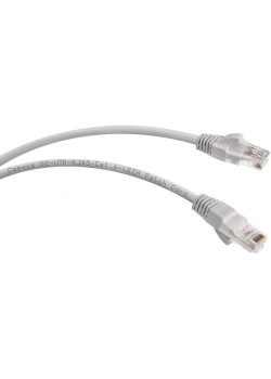 Патч-корд Cabeus PC-UTP-RJ45-CAT.6-2M-LSZH U/UTP RJ-45 вил.-вилка RJ-45 кат.6 2м серый LSZH