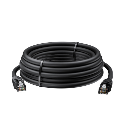 GCR Патч-корд PROF прямой 20.0m, UTP медь кат.6, че, 24 AWG, ethernet high speed 10 Гбит/с, RJ45, T568B, GCR-52589