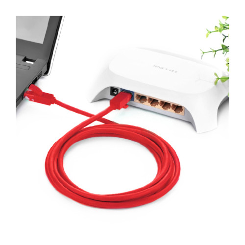 Greenconnect Патч-корд прямой 10.0m, UTP кат.5e, красный, позолоченные контакты, 24 AWG, литой, GCR-LNC04-10.0m, ethernet high speed 1 Гбит/с, RJ45, T568B Greenconnect Патч-корд прямой 10.0m, UTP кат.5e, красный, позолоченные контакты, 24 AWG, литой, GCR-LNC04-10.0m, ethernet high speed 1 Гбит/с, RJ45, T568B