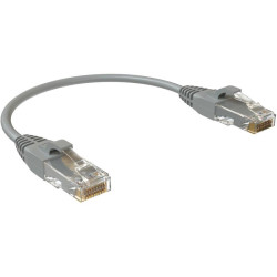 Патч-корд Sysmatrix PC 4545.5EU26.015LSZHGY U/UTP RJ-45 вил.-вилка RJ-45 кат.5E 0.15м серый LSZH