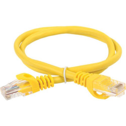Патч-корд ITK Generica PC05-C5EU-3M-G U/UTP RJ-45 вил.-вилка RJ-45 кат.5E 3м желтый ПВХ