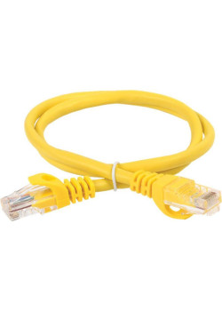 Патч-корд ITK Generica PC05-C5EU-3M-G U/UTP RJ-45 вил.-вилка RJ-45 кат.5E 3м желтый ПВХ