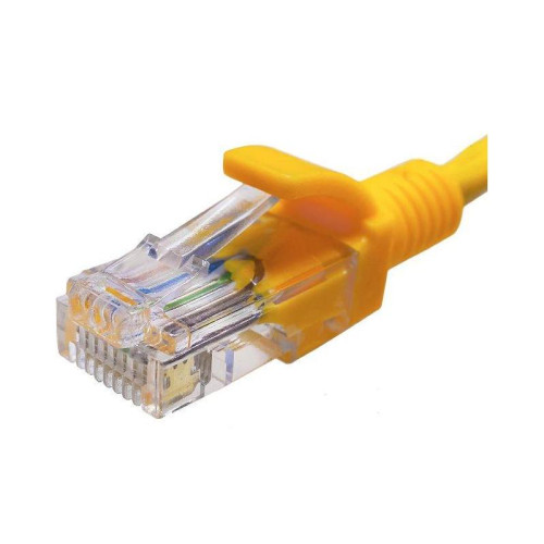 Патч-корд Suprlan 10-0164 UTP RJ-45 вил.-вилка RJ-45 кат.5E 3м желтый LSZH 26AWG