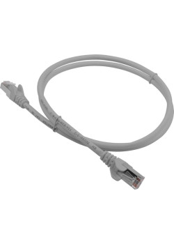 Патч-корд Lanmaster LAN-PC45/S5E-7.0-GY FTP RJ-45 вил.-вилка RJ-45 кат.5E 7м серый LSZH (уп.:1шт)