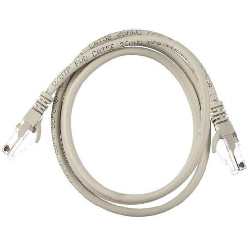 Патч-корд/ Патч-корд GoPower RJ-45 (m)-RJ-45 (m) 1.0м кат.5е ПВХ 26AWG CCA серый в пакете (1/100) Патч-корд/ Патч-корд GoPower RJ-45 (m)-RJ-45 (m) 1.0м кат.5е ПВХ 26AWG CCA серый в пакете (1/100)