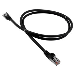 Патч-корд Lanmaster LAN-PC45/S5E-2.0-BK FTP вилка RJ-45-вилка RJ-45 кат.5е 2м чёрный LSZH (уп.:1шт)