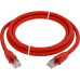 GCR Патч-корд прямой 7.5m UTP кат.6, красный, 24 AWG, ethernet high speed, RJ45, T568B, GCR-52707