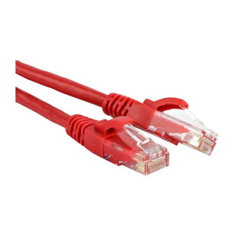 Патч-корд Lanmaster TWT-45-45-0.5-RD UTP RJ-45 вил.-вилка RJ-45 кат.5E 0.5м красный ПВХ (уп.:1шт)
