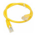 Патч-корд Lanmaster TWT-45-45-0.5-YL UTP RJ-45 вил.-вилка RJ-45 кат.5E 0.5м желтый ПВХ (уп.:1шт)