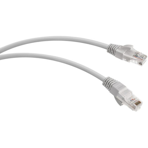 Патч-корд WRline WR-PC-RJ45-UTP-5E-10-GY UTP RJ-45 вил.-вилка RJ-45 кат.5E 10м серый LSZH (уп.:1шт)