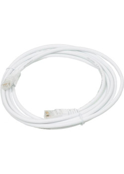 Патч-корд Lanmaster LAN-PC45/U5E-3.0-WH UTP RJ-45 вил.-вилка RJ-45 кат.5E 3м белый LSZH (уп.:1шт)