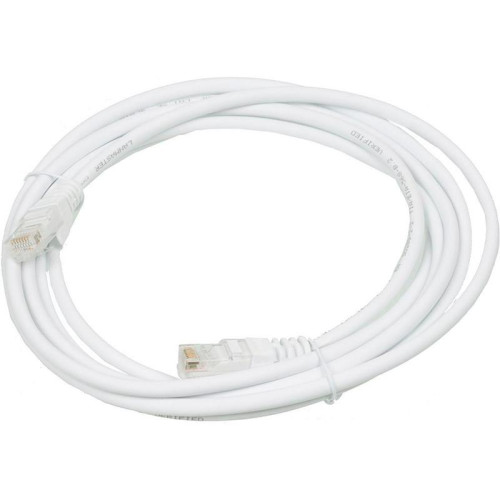 Патч-корд Lanmaster LAN-PC45/U5E-3.0-WH UTP RJ-45 вил.-вилка RJ-45 кат.5E 3м белый LSZH (уп.:1шт)