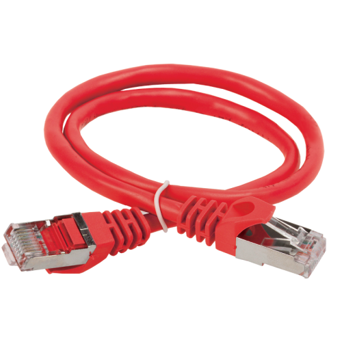 ITK Коммутационный шнур (патч-корд), кат.5Е FTP, 2м, красный