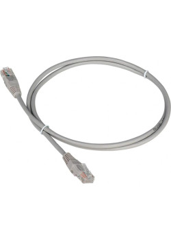 Патч-корд Lanmaster TWT-45-45-25-GY UTP RJ-45 вил.-вилка RJ-45 кат.5E 25м серый ПВХ