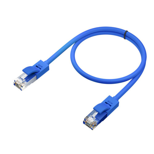 GCR Патч-корд перекрестный ethernet 1.0m UTP кат.5е, синий, RJ45, литой GCR Патч-корд перекрестный ethernet 1.0m UTP кат.5е, синий, RJ45, литой