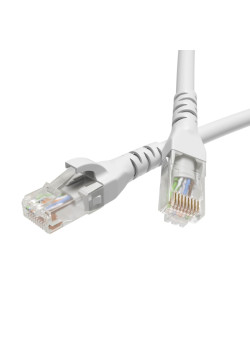 Патч/ Патч-корд неэкранированный CAT5E U/UTP 4х2 LSZH белый 1.5м
