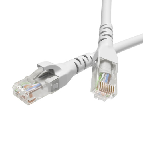 Патч/ Патч-корд неэкранированный CAT5E U/UTP 4х2 LSZH белый 1.5м