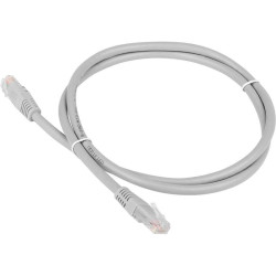 Патч-корд Lanmaster TWT-45-45-5.0/6-GY вилка RJ-45-вилка RJ-45 кат.6 5м серый ПВХ (уп.:1шт)