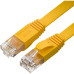 GCR Патч-корд PROF плоский прямой 2.0m, UTP медь кат.6, желтый, 30 AWG, ethernet high speed 10 Гбит/с, RJ45, T568B, GCR-52827 GCR Патч-корд PROF плоский прямой 2.0m, UTP медь кат.6, желтый, 30 AWG, ethernet high speed 10 Гбит/с, RJ45, T568B, GCR-52827