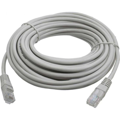 Патч-корд Lanmaster LAN-PC45/U5E-5.0-GY UTP RJ-45 вил.-вилка RJ-45 кат.5E 5м серый LSZH (уп.:1шт)