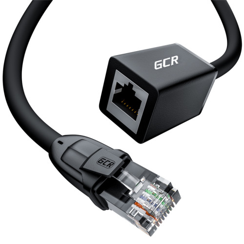 GCR Удлинитель патч-корда прямой 3.0m, UTP медь, кат.6, 24 AWG, ethernet high speed 10 Гбит/с, RJ45, GCR-52651